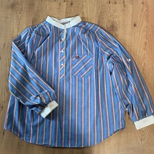 Vintage Oo La La RARE SASSON chambray stripe top